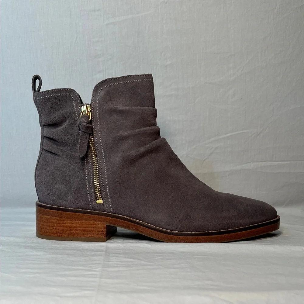 Cole Haan Gray Suede Ankle Boots Sz. 11B - Picture 7 of 13